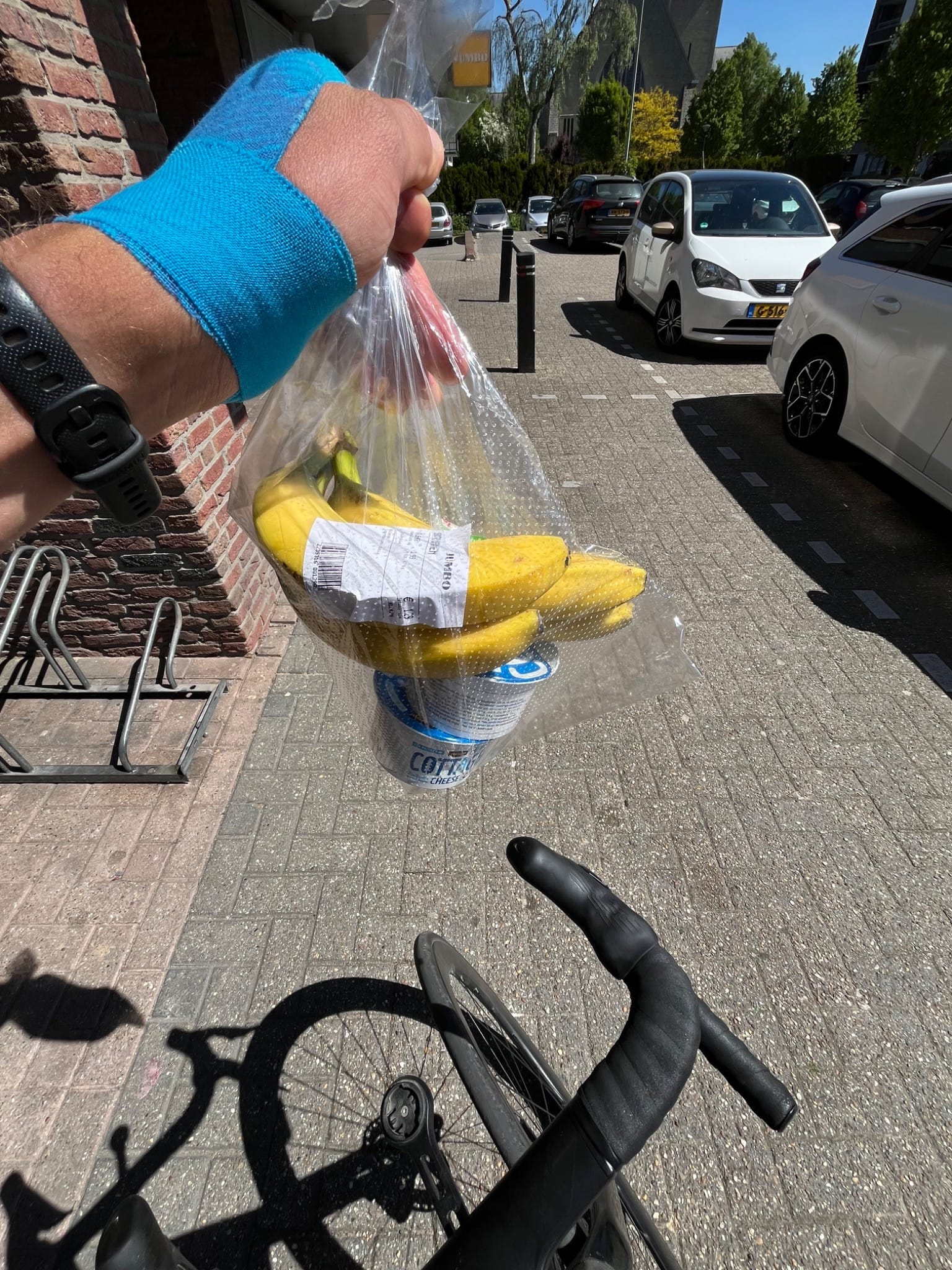 Get your ingredients. Preferably by bike