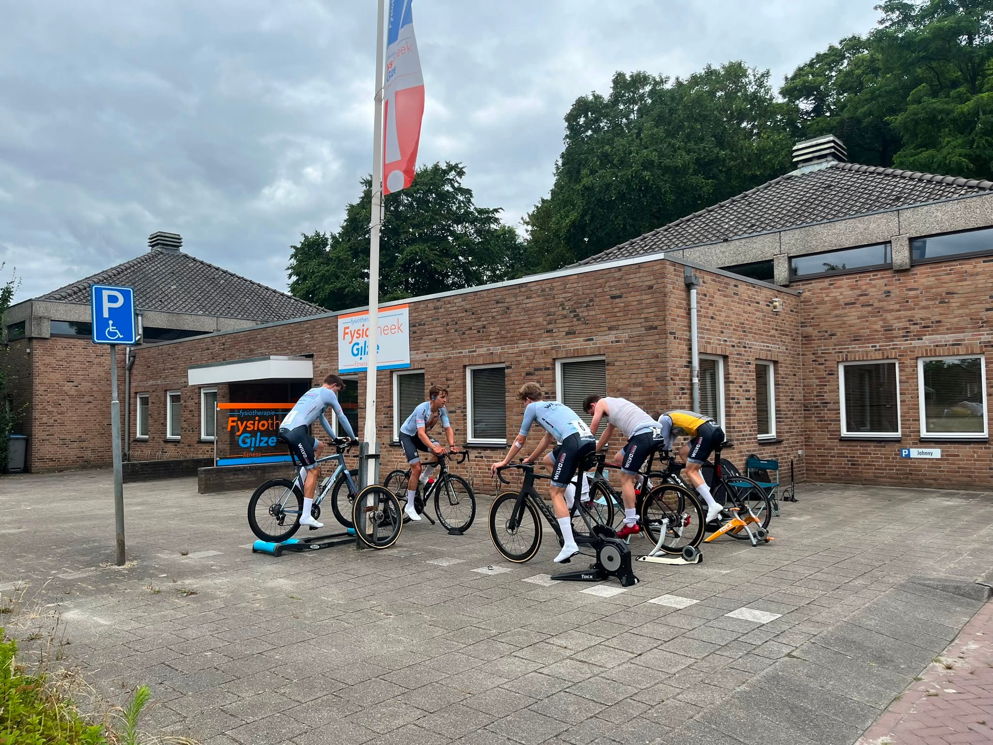Team warm-up