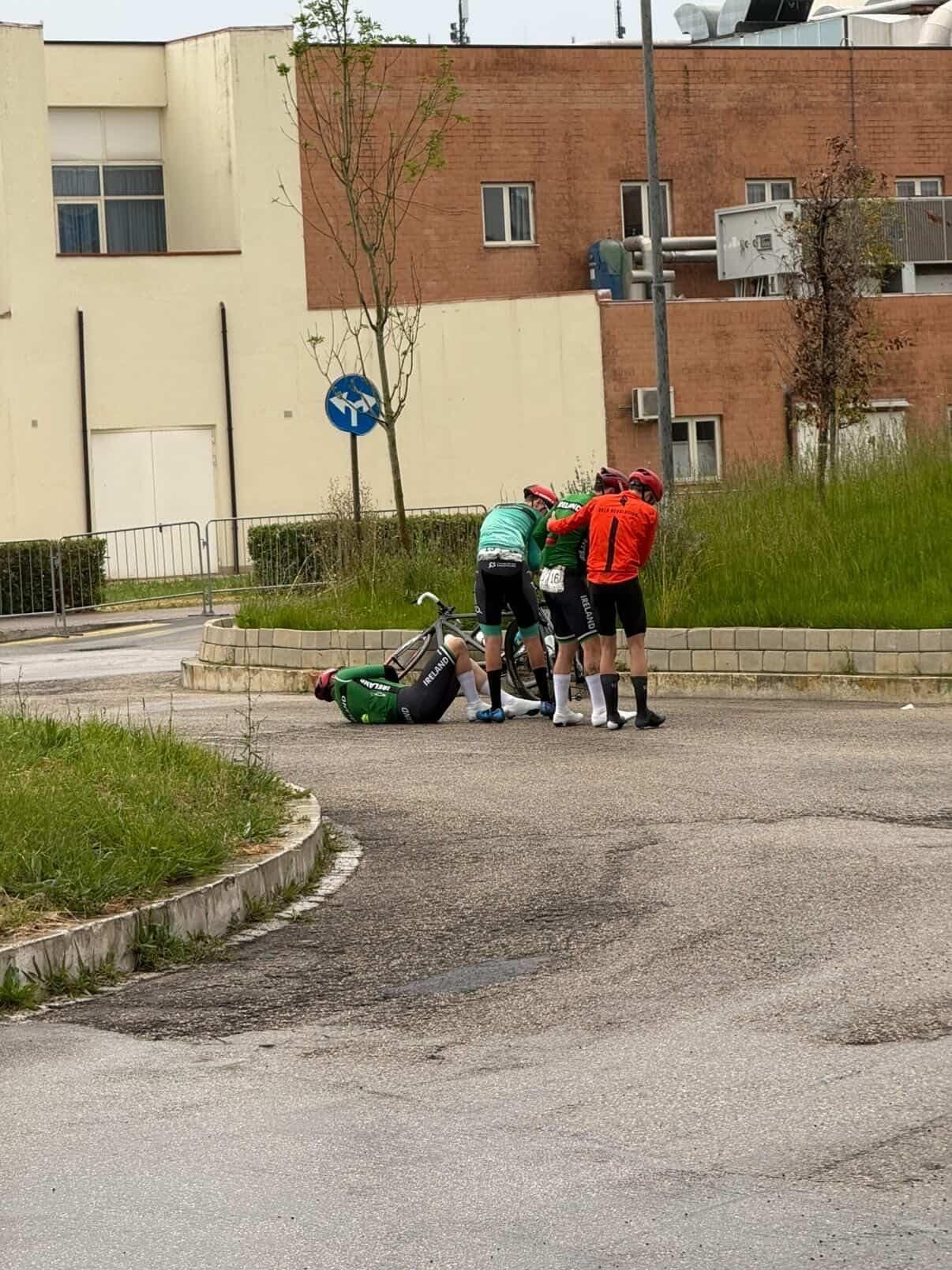 Picking the boys up off the ground was not in the plan.