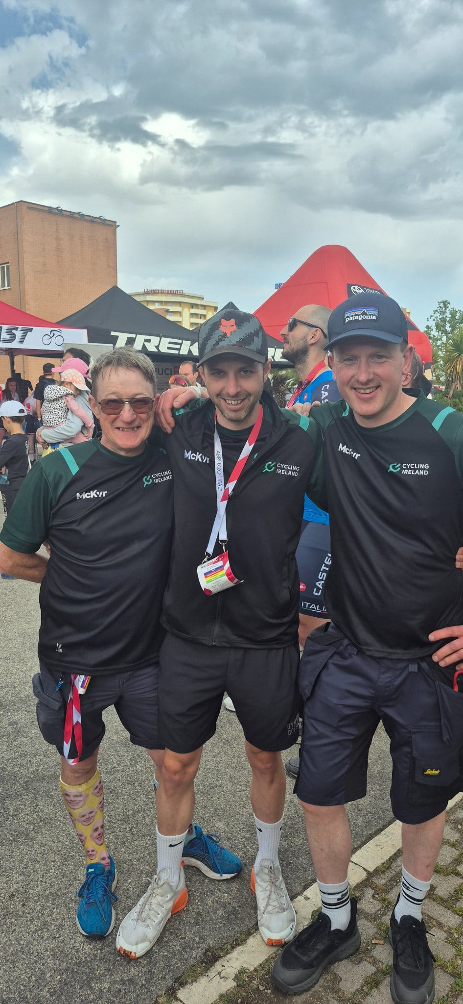 The men who keep the bike running well.