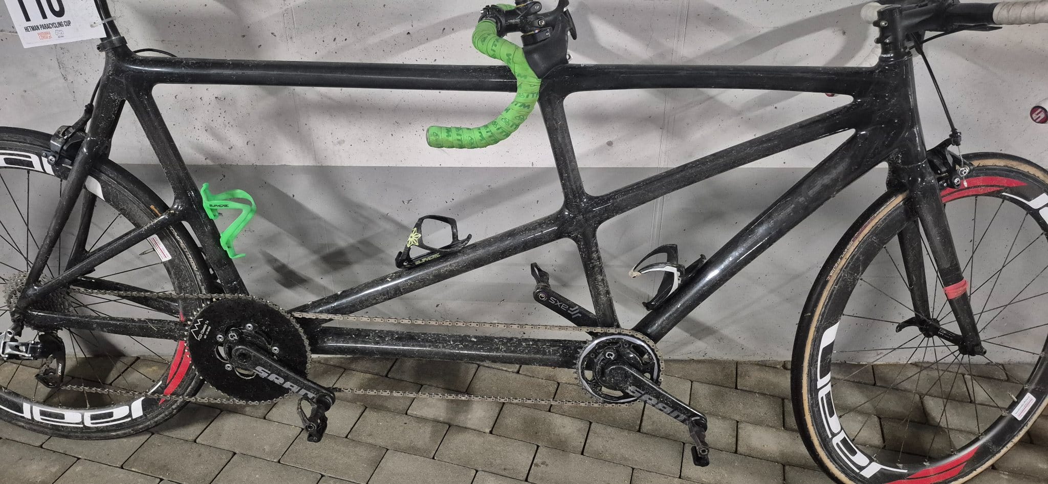 Dirty bike post stage 3! Lashed rain all day but the stage win was woth it.