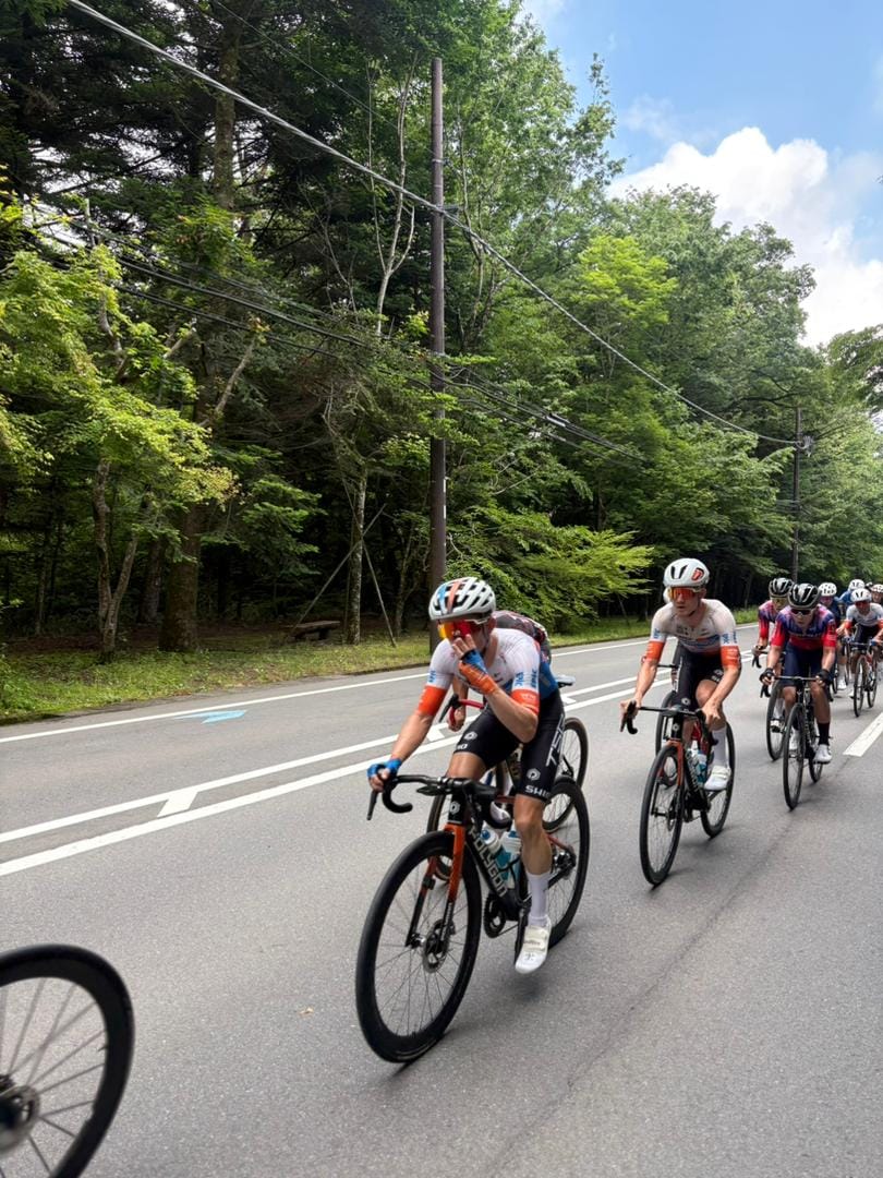 3 laps to go before we hit the big climb!